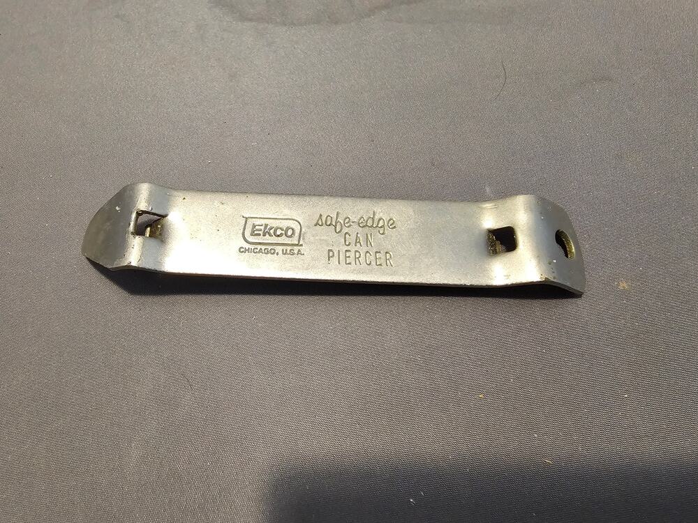 Vintage Ekco "safe-edge" Can Piercer/Tapper - Bottle Opener - Chicago IL